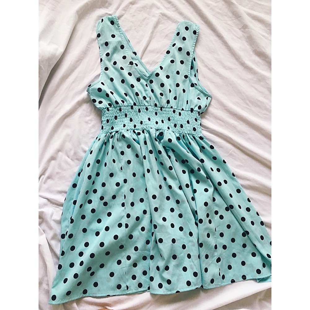 “Vintage” style polka dot dress
